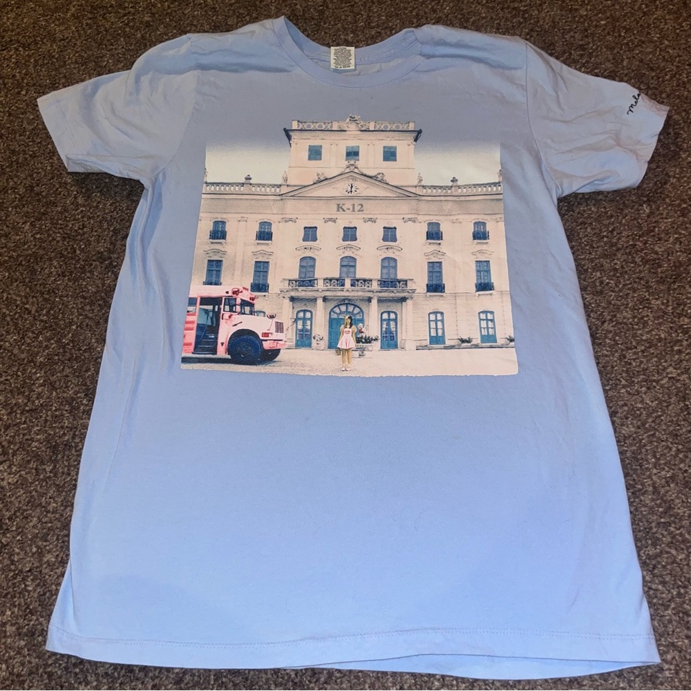 Melanie Martinez Women’s M T Shirt Baby Blue k-12 Short Sleeve